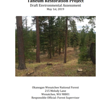 Taneum Restoration Project Draft Environmental Assesment